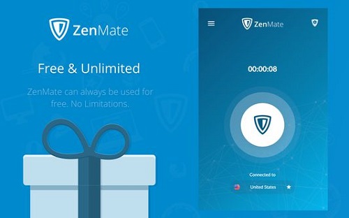 ZenMate Free VPN extension for Firefox