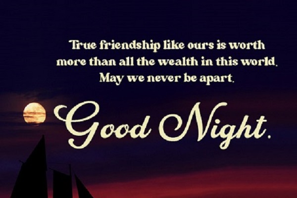 Good Night Wishes for Friend photo