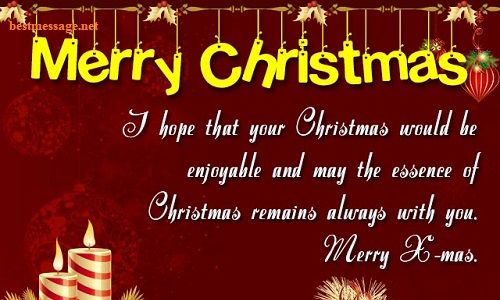 Merry Christmas Wishes for Friends