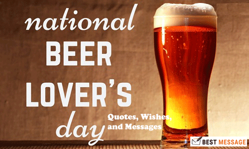 National beer lovers day Quotes