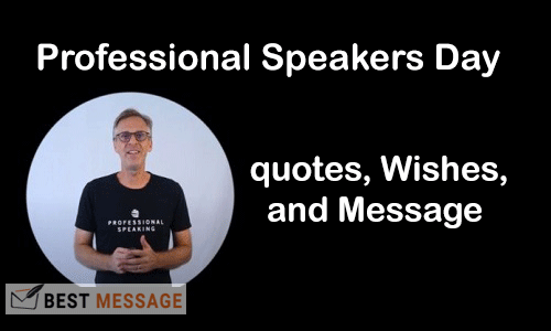 Professional Speakers Day quotes