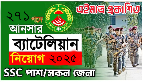 Bangladesh Ansar VDP Job Circular